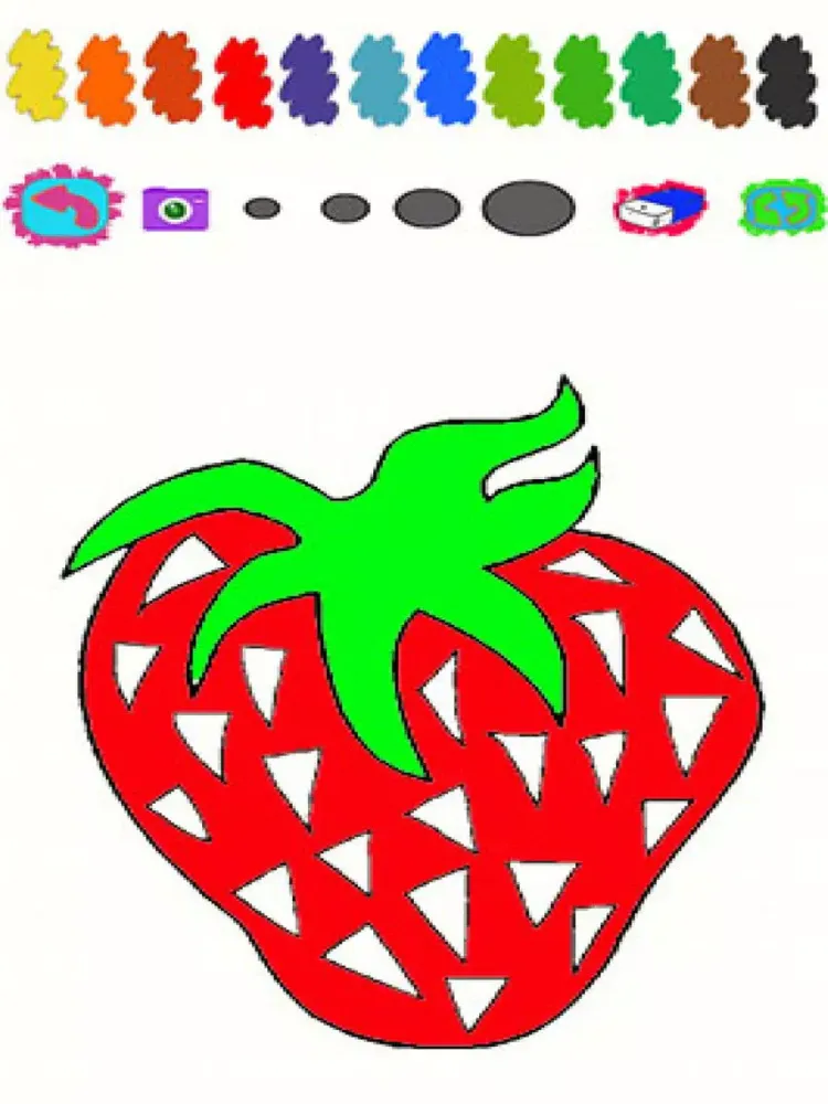 Скриншоты Fruit Pics Coloring Best Version iPad 
