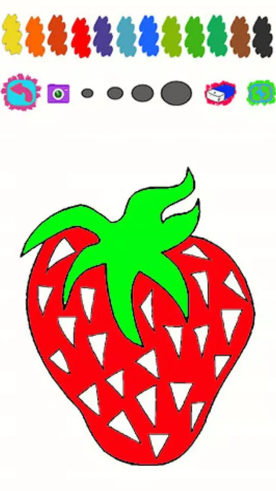 Скриншоты Fruit Pics Coloring Best Version