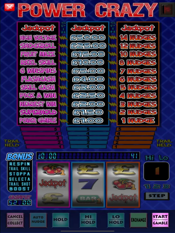 Capturas de tela do Power Crazy Fruit Machine Game iPad 