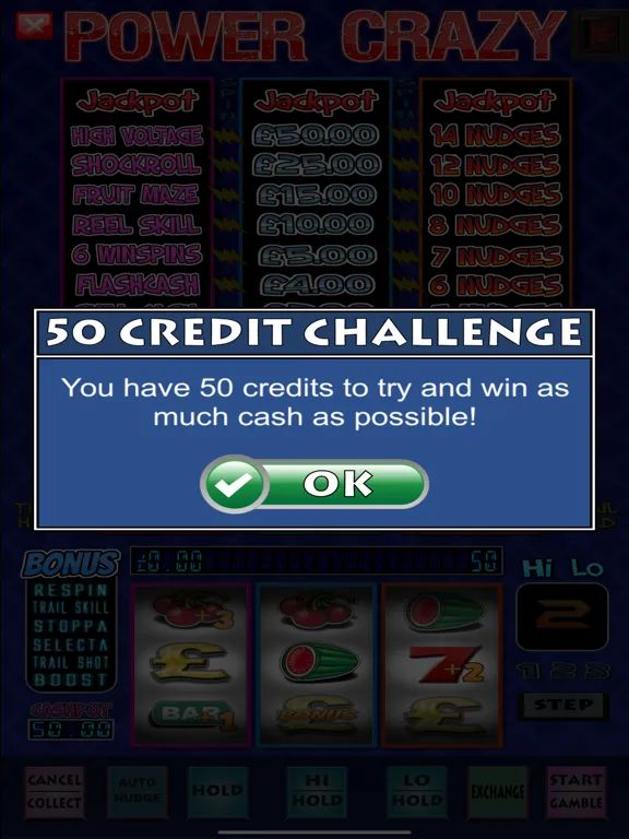 Capturas de tela do Power Crazy Fruit Machine Game iPad 