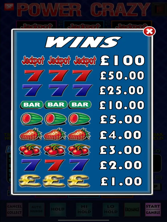 Capturas de tela do Power Crazy Fruit Machine Game iPad 