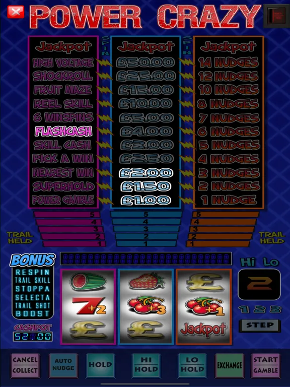 Capturas de tela do Power Crazy Fruit Machine Game iPad 