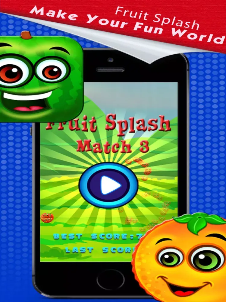 Fruit Splash Match 3 iPad  Ekran Görüntüleri