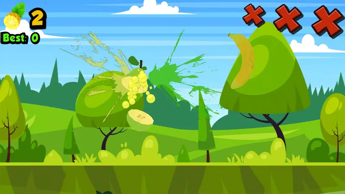 Zrzuty ekranu Fruit Splash Ninja - Fruit Slice
