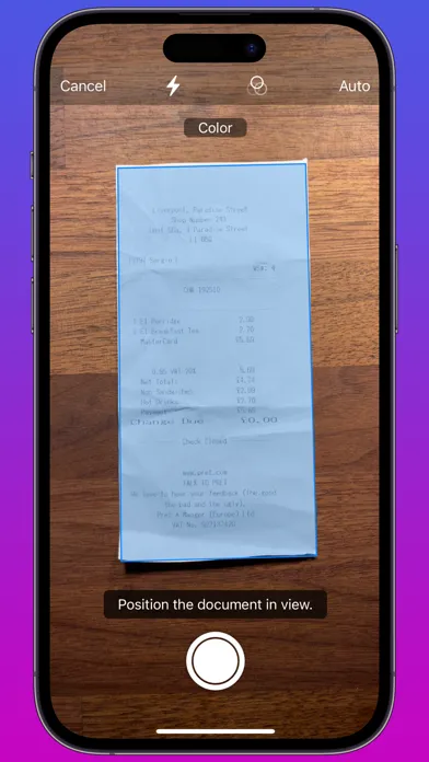 Receipts Scanner স্ক্রিনশট