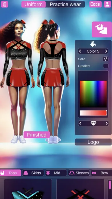 Capturas de pantalla de Cheer Design by Fly Cheer Gear