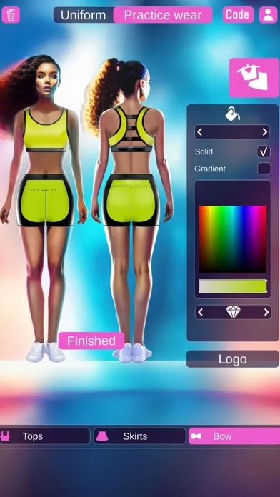 Capturas de pantalla de Cheer Design by Fly Cheer Gear