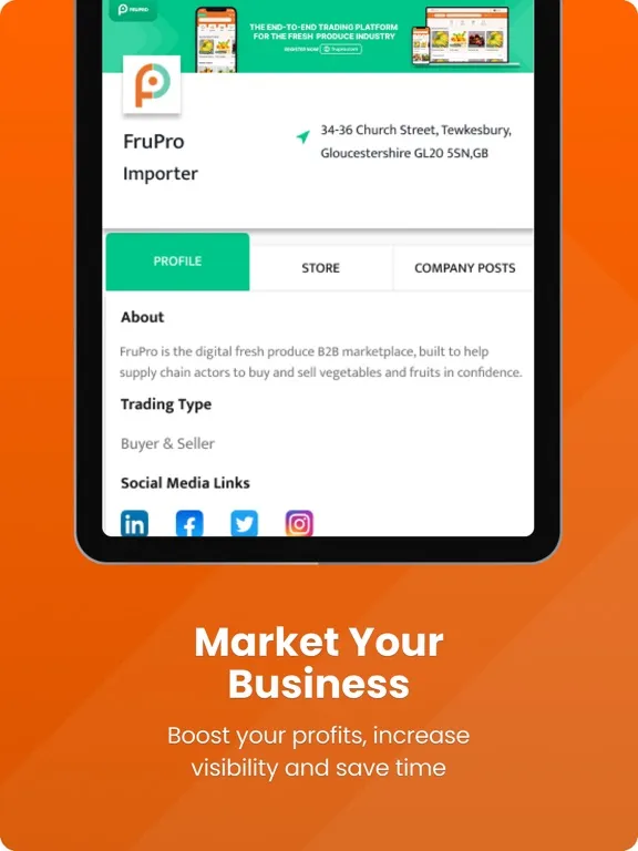 تصاویر FruPro Fresh Produce Platform iPad 