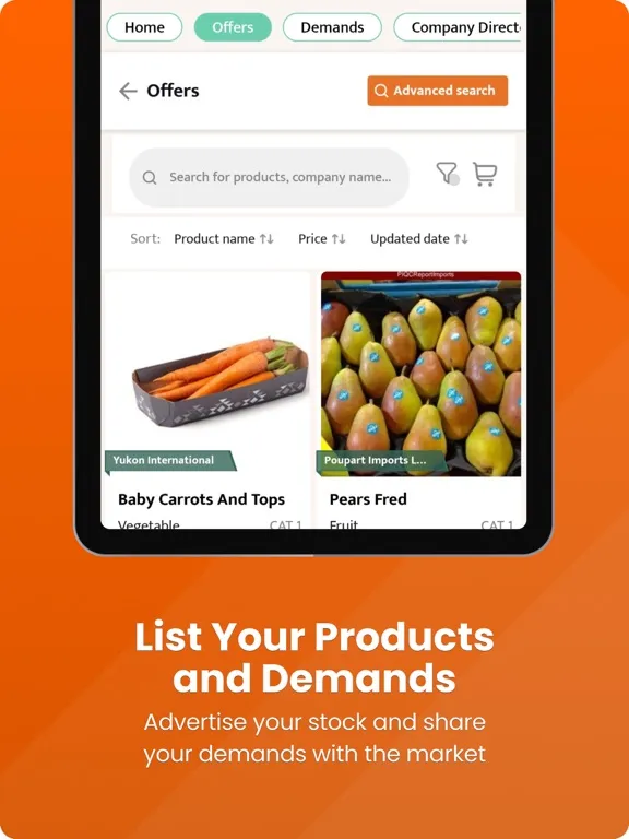 تصاویر FruPro Fresh Produce Platform iPad 
