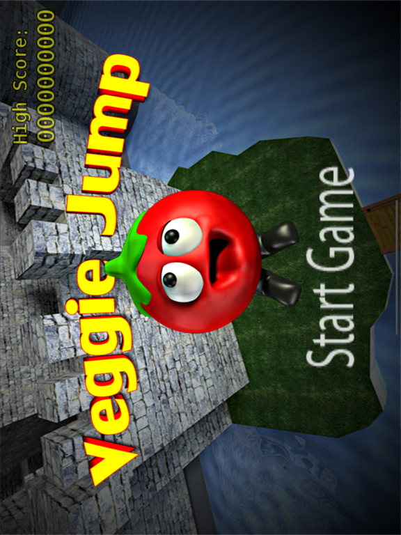 ภาพหน้าจอของ Veggie Jump iPad 