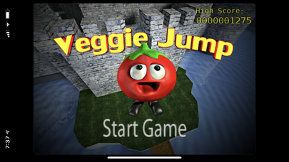 ภาพหน้าจอของ Veggie Jump
