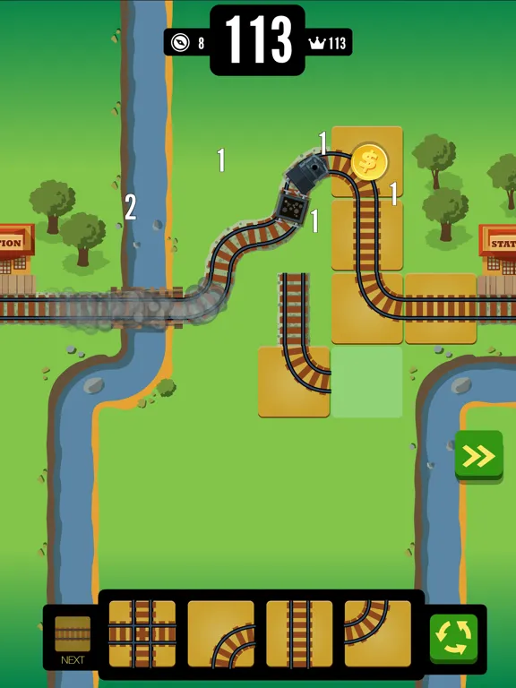 تصاویر Gold Train FRVR - Railway Maze iPad 