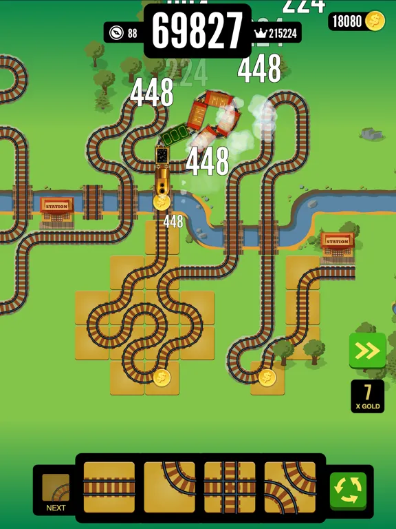 تصاویر Gold Train FRVR - Railway Maze iPad 