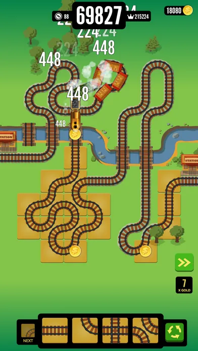 تصاویر Gold Train FRVR - Railway Maze