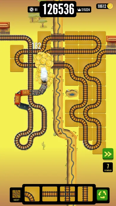 تصاویر Gold Train FRVR - Railway Maze
