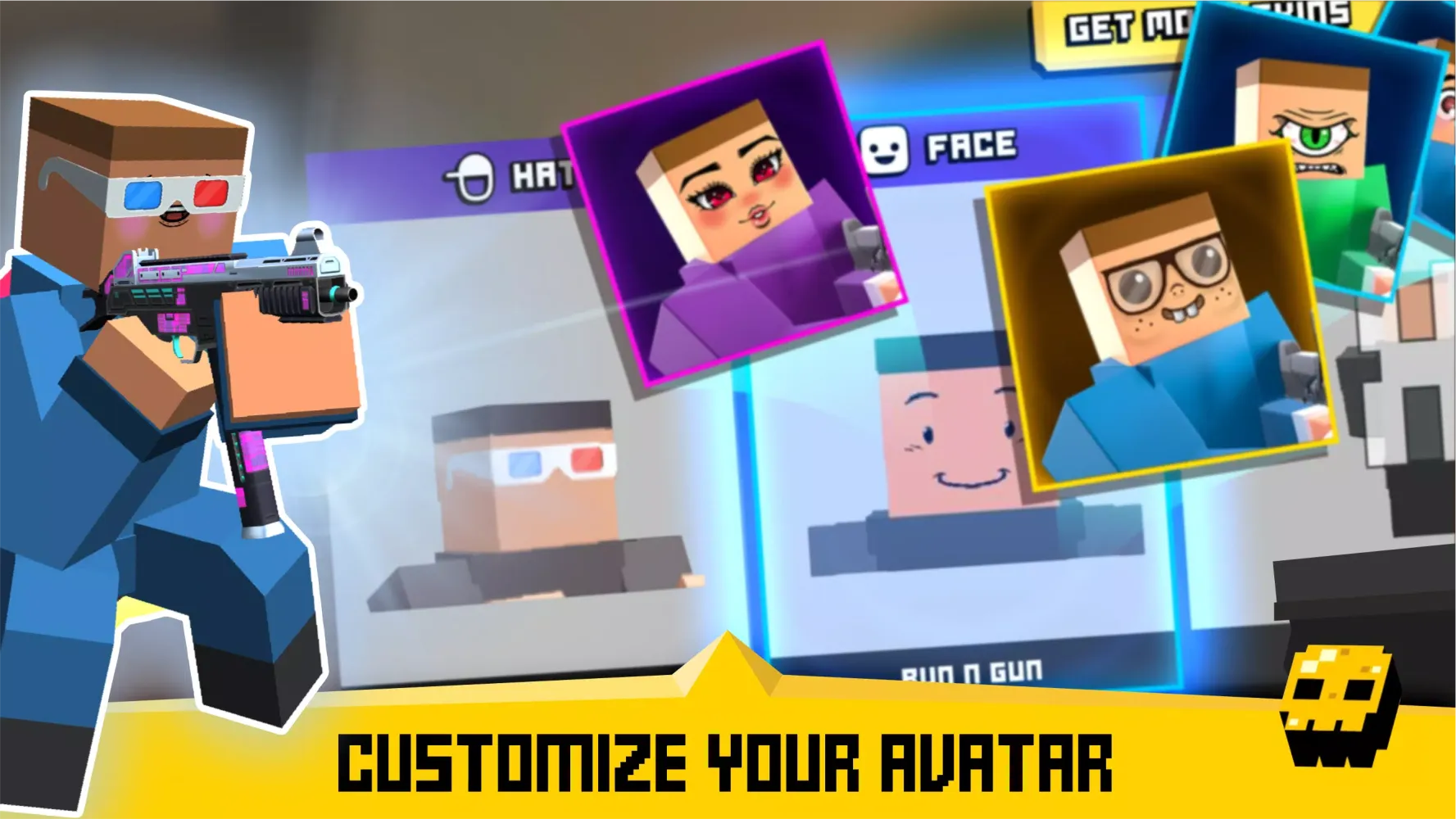 Tangkapan layar Krunker FRVR
