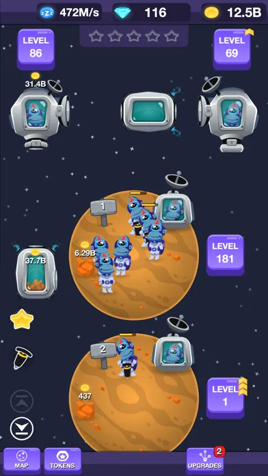 Planet Miner FRVR应用截图
