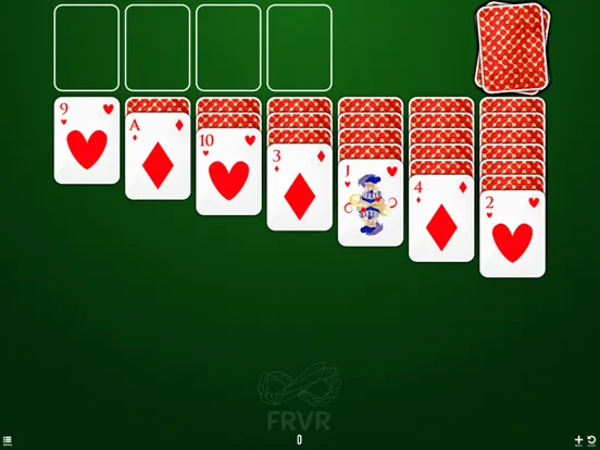 Tangkapan layar Solitaire FRVR iPad 