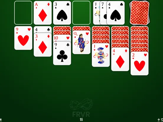 Tangkapan layar Solitaire FRVR iPad 