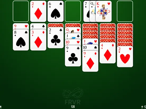 Tangkapan layar Solitaire FRVR iPad 