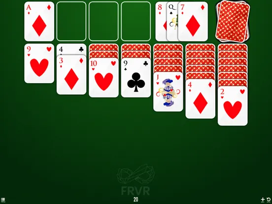 Tangkapan layar Solitaire FRVR iPad 