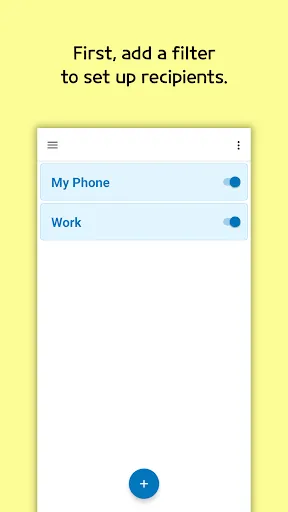 Capturas de pantalla de SMS Forwarder