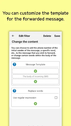 Capturas de pantalla de SMS Forwarder
