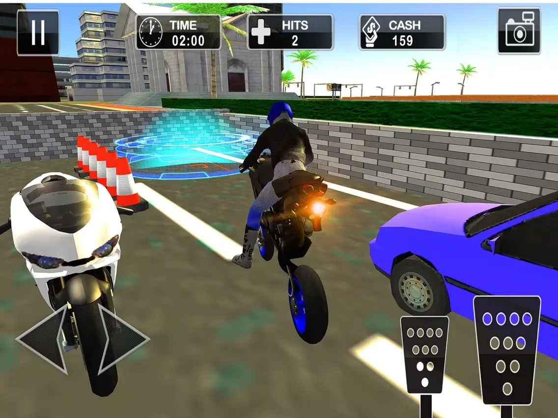 Ảnh chụp màn hình của 3d Bike Parking Adventure 2017 iPad 