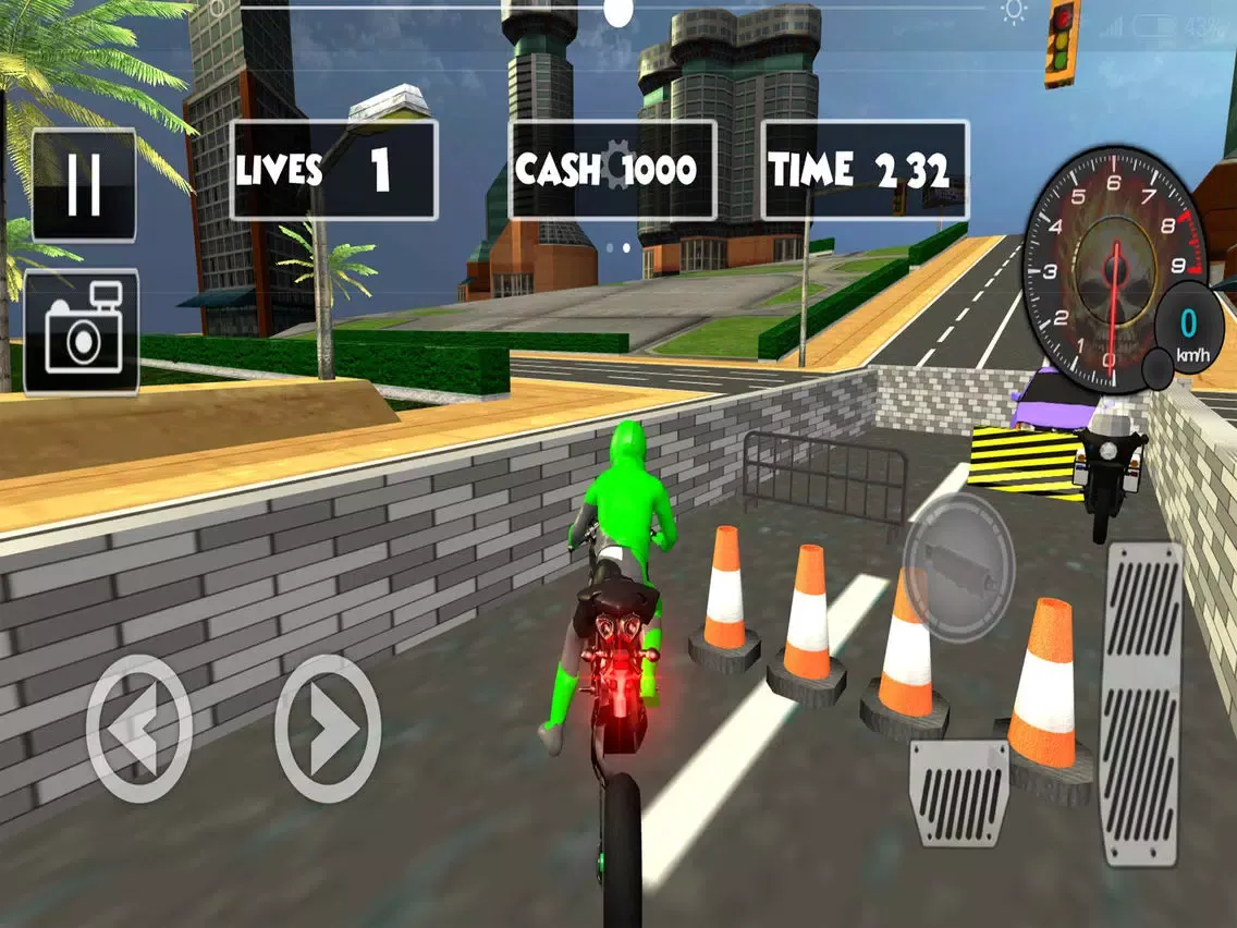 Ảnh chụp màn hình của 3d Bike Parking Adventure 2017 iPad 