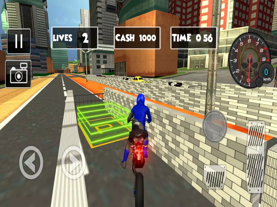 Ảnh chụp màn hình của 3d Bike Parking Adventure 2017 iPad 