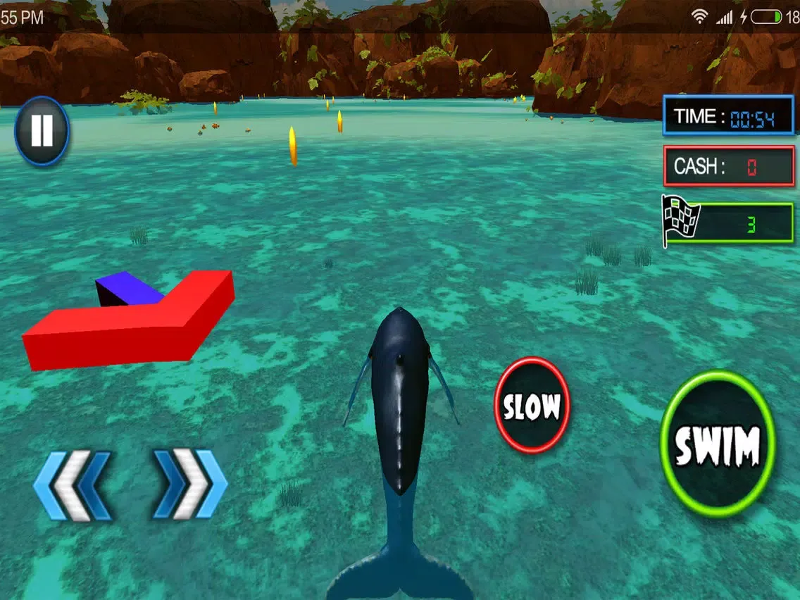 Blue Whale Challenging Game iPad 应用截图