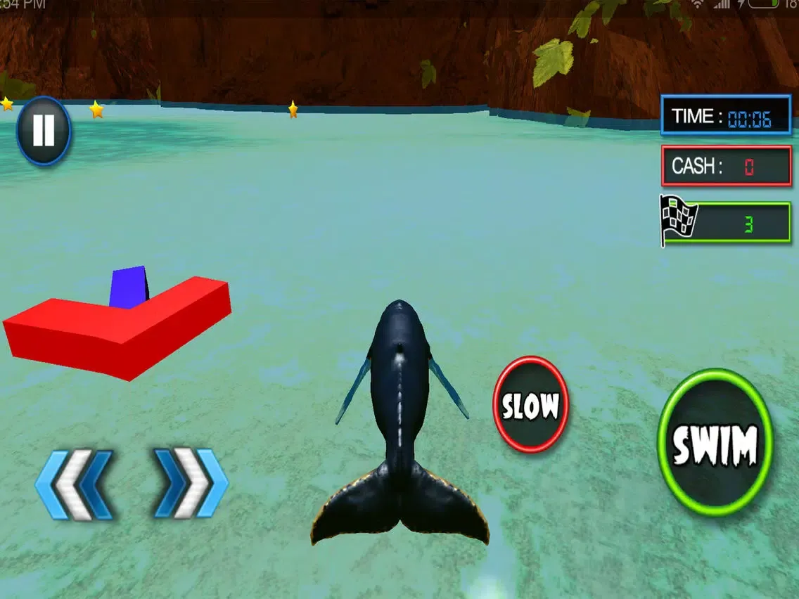 Blue Whale Challenging Game iPad 应用截图