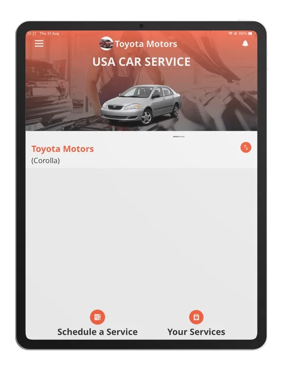 Ảnh chụp màn hình của FirstService-CarOwner iPad 