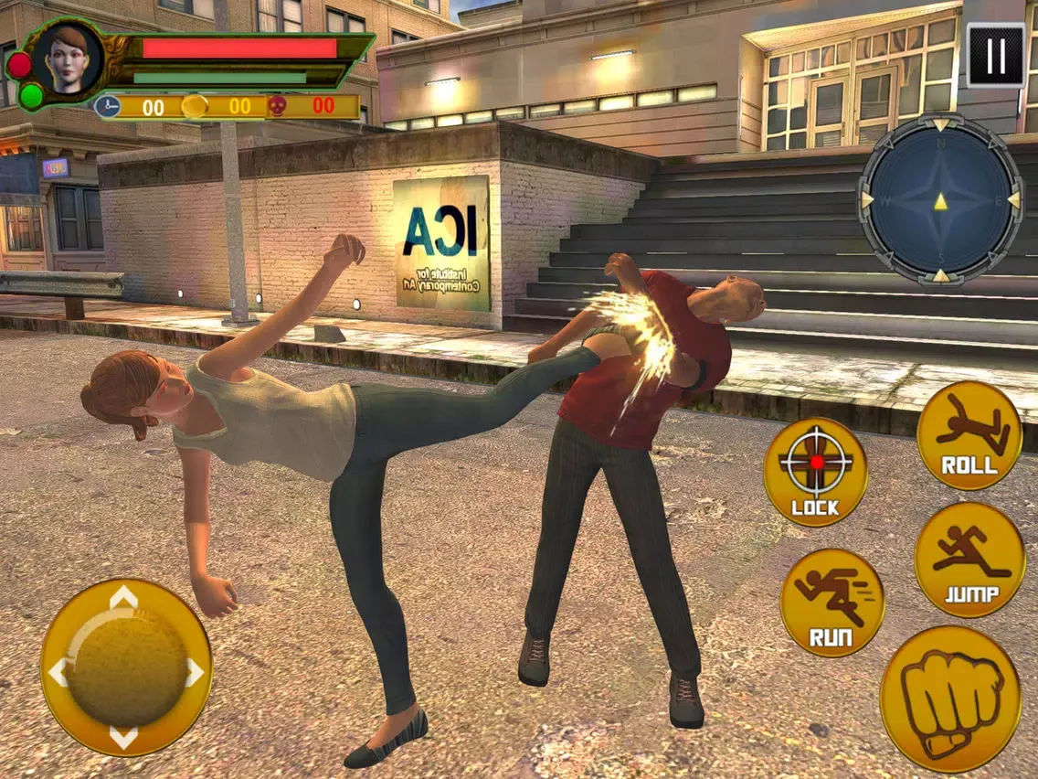 Capturas de tela do Street Fighter Mom 2018 iPad 