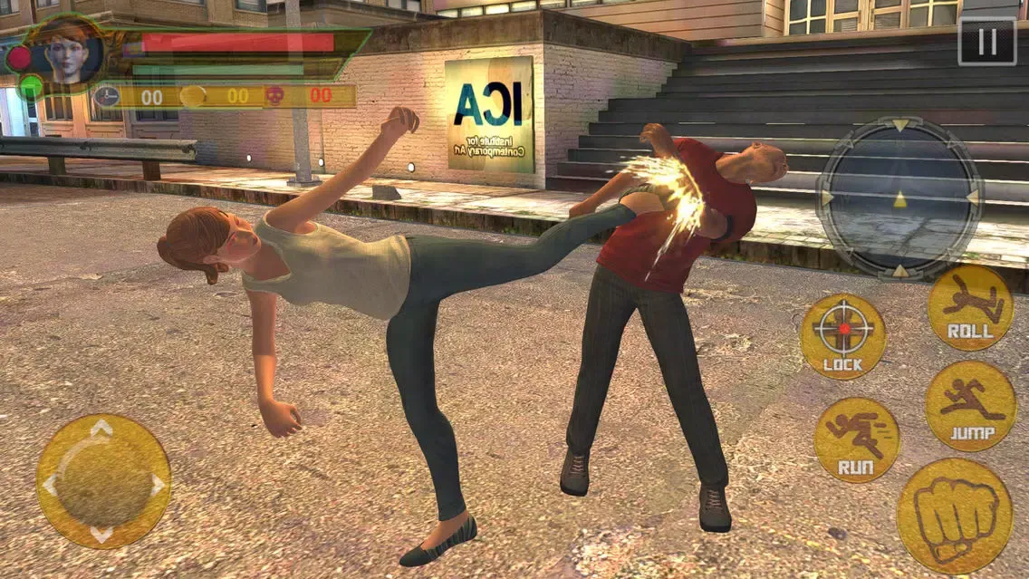 Capturas de tela do Street Fighter Mom 2018