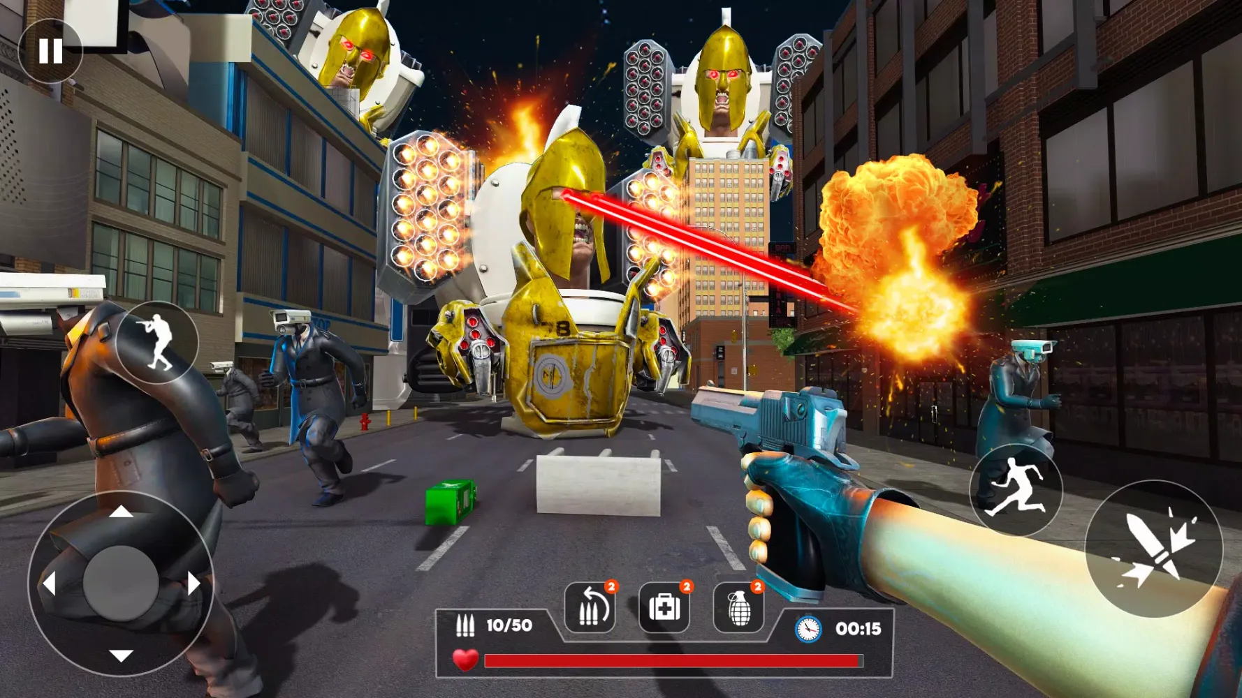 Toilet FPS Shooting スクリーンショット