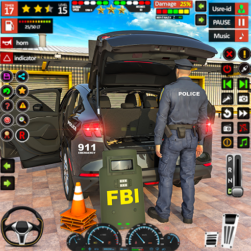 Cop Car Chase Game Offline