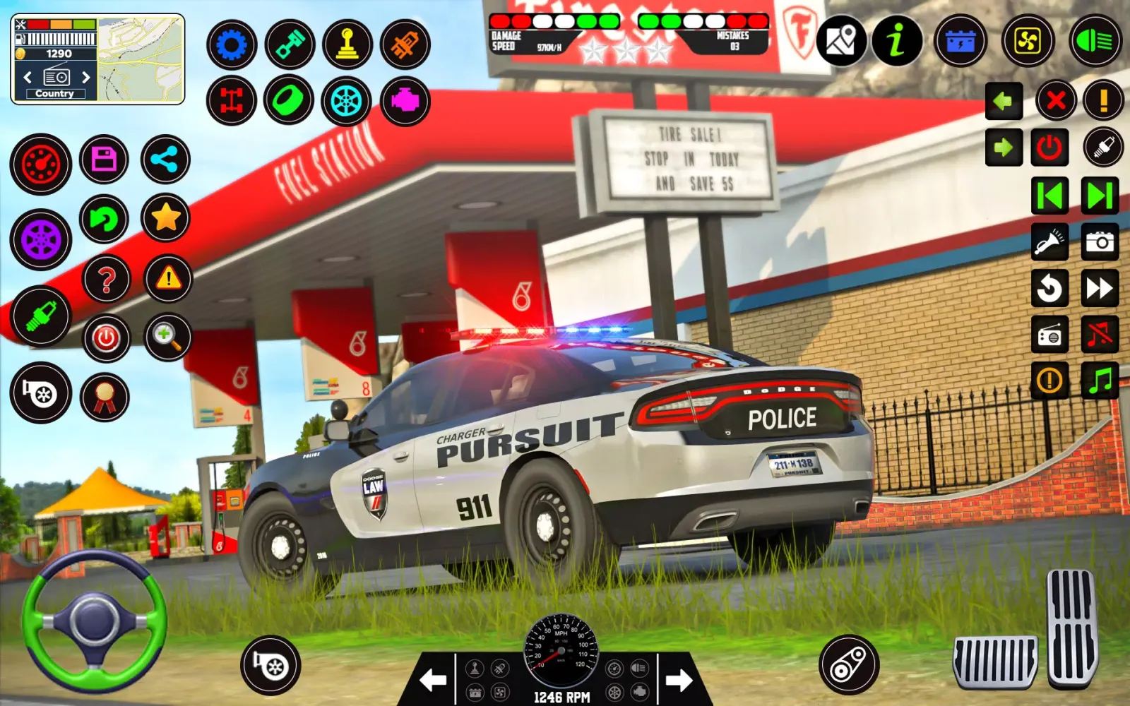 Cop Car Chase Game Offline Screenshots
