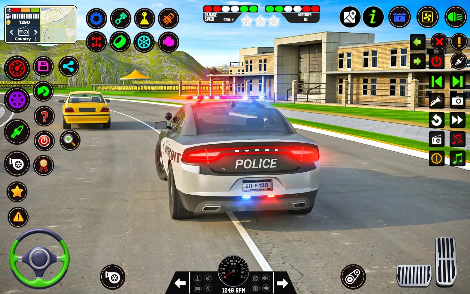 Cop Car Chase Game Offline Screenshots