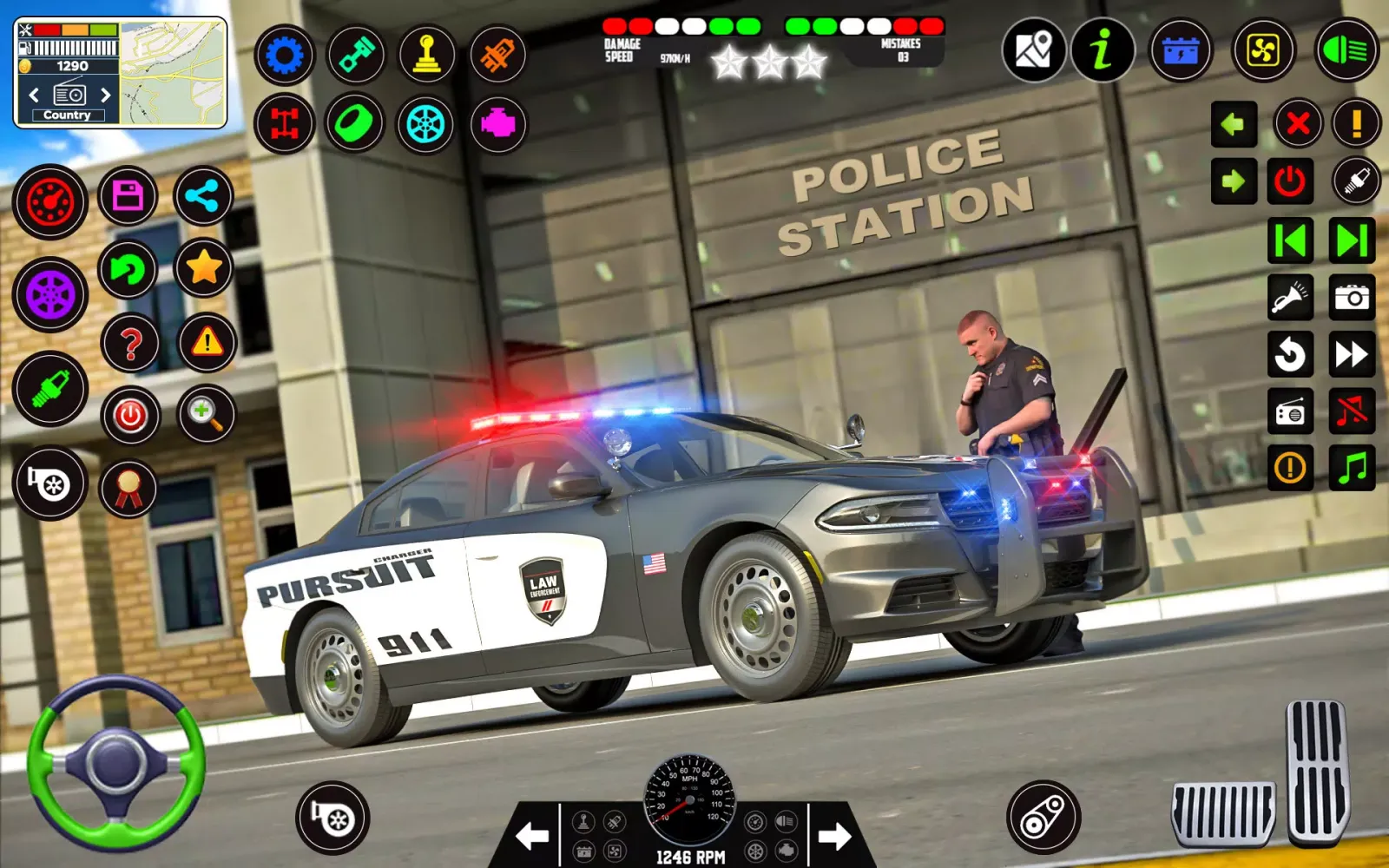 Cop Car Chase Game Offline Screenshots