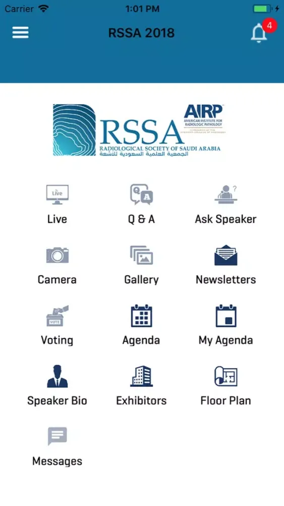 Screenshot di RSSA 2018