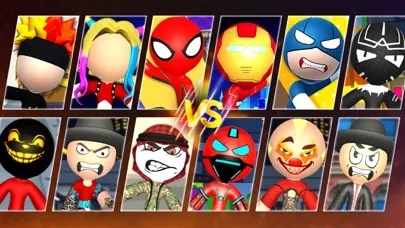 Stickman Fight- Gangster Crime 스크린샷