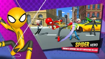 Stickman Fight- Gangster Crime 스크린샷