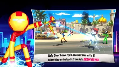 Stickman Fight- Gangster Crime 스크린샷