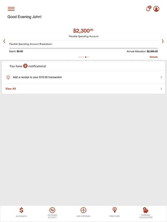 Screenshot di FSA TPA Benefits iPad 