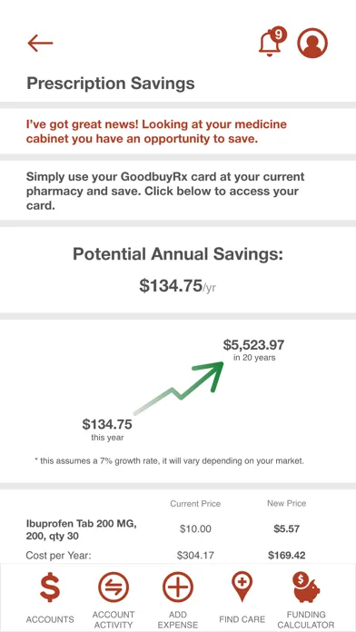 Screenshot di FSA TPA Benefits