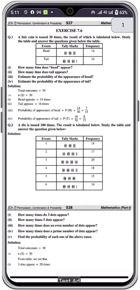 Math Notes Class 11(FSC Part1) Screenshots