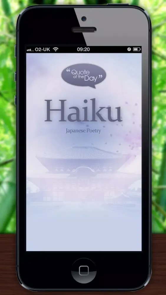Zrzuty ekranu Daily Haiku