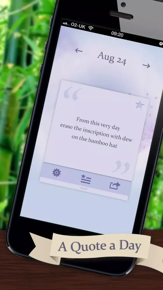 Zrzuty ekranu Daily Haiku