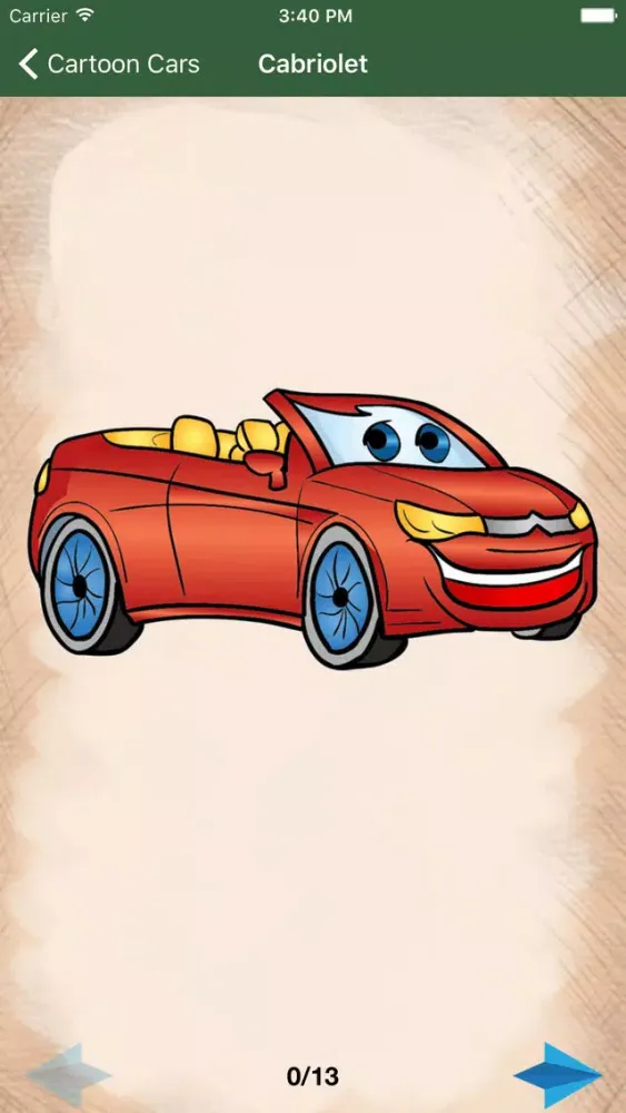 Ảnh chụp màn hình của Artist Green - How to draw Cartoon Cars